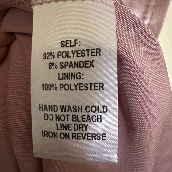 Lulu's Wrap Dress Women’s | Mauve Pink | Sz Medium | Velvet | High Low - Picture 3 of 8